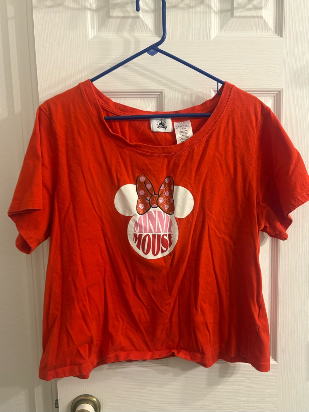 Disney Parks Red Minnie Mouse Graphic Tee